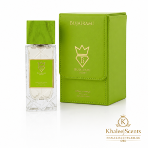 Bujairami Rizz Extrait de Parfum 100ml, a sharp citrus perfume with mandarin, cardamom and Java vetiver