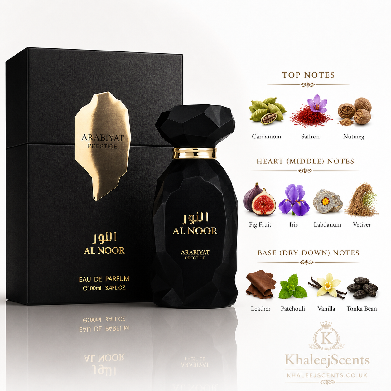 Al Noor Eau de Parfum 100ml by Arabiyat Prestige - Image 2