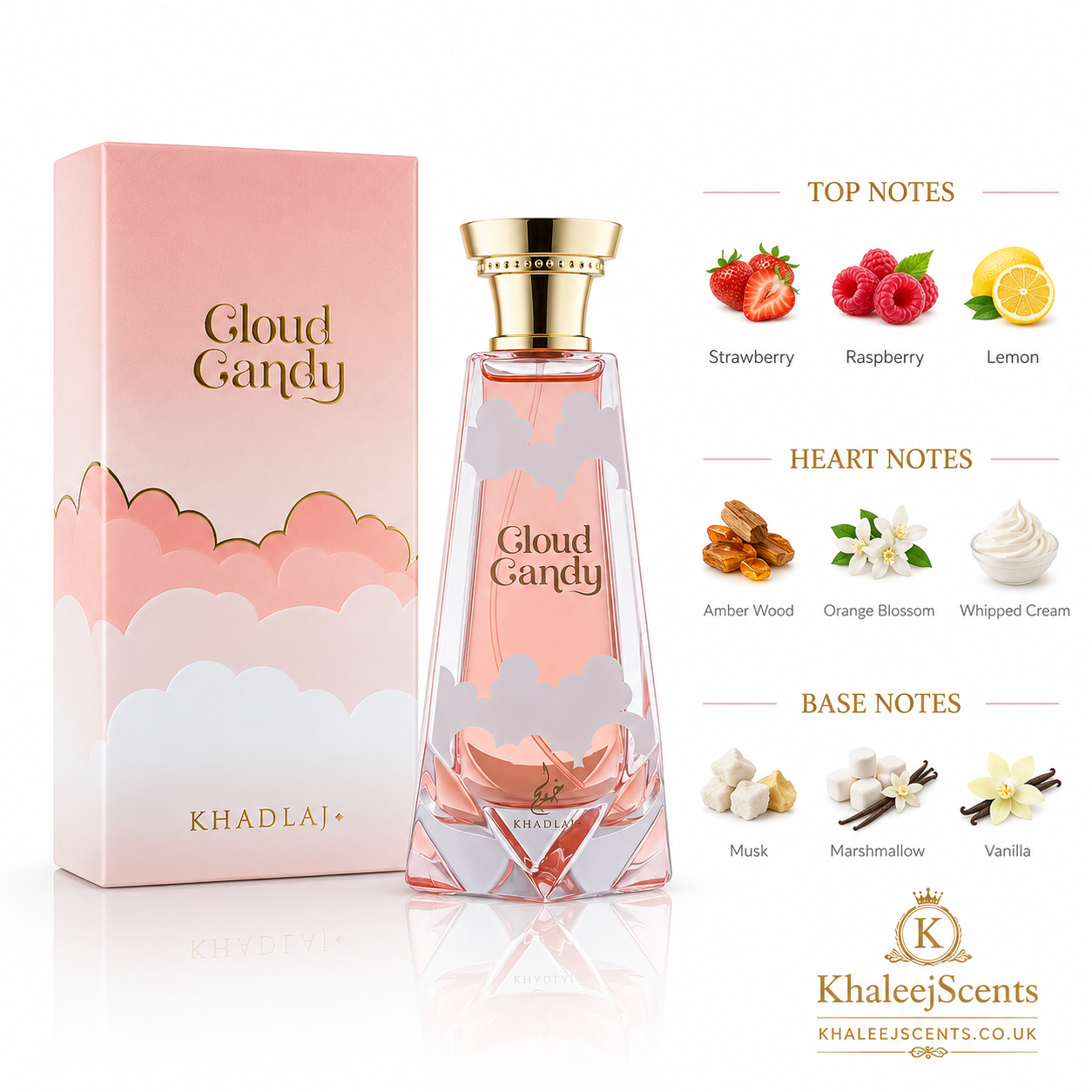 Khadlaj Cloud Candy Eau de Parfum 100 ml - Image 2