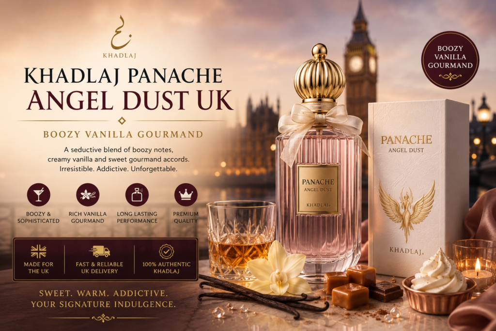 Khadlaj Panache Angel Dust UK Boozy Vanilla Gourmand