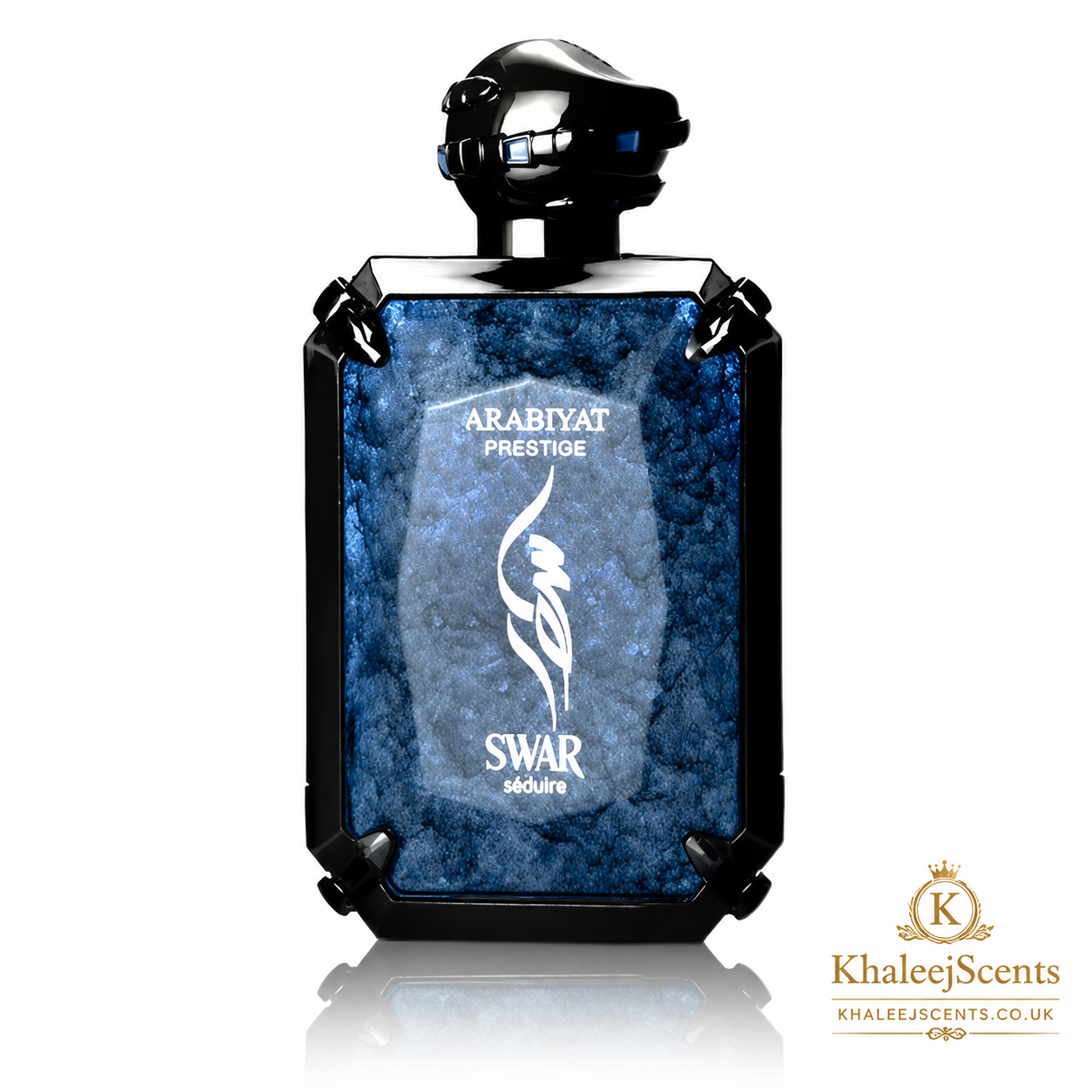 Arabiyat Prestige Swar Seduire 100ml perfume bottle, a unisex sweet leather oud eau de parfum sold in the UK