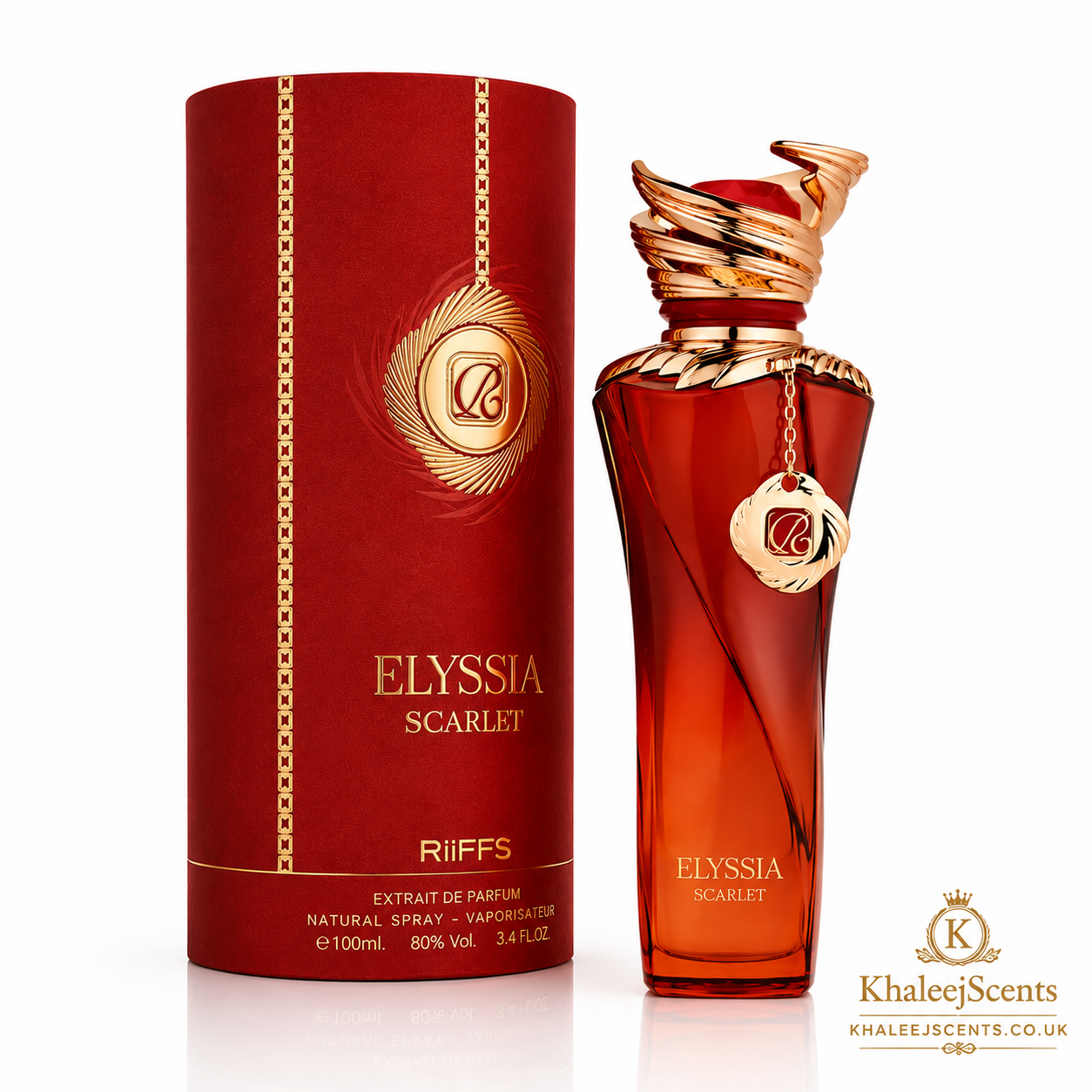 Riiffs Elyssia Scarlet Extrait de Parfum 100ml - Black Cherry Leather Vanilla