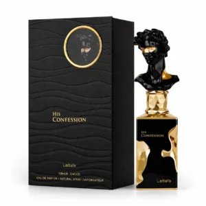 Lattafa His Confession 100ml Eau de Parfum bottle