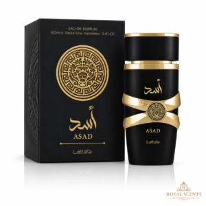 Lattafa Asad 100ml Eau de Parfum bottle