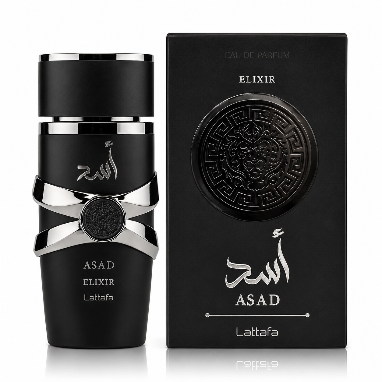 Lattafa Asad Elixir 100ml Eau de Parfum bottle