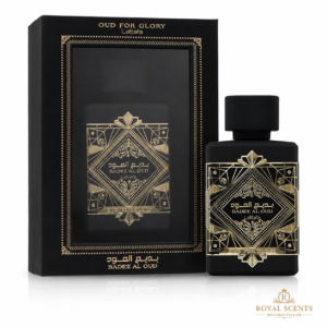 Lattafa Bade'e Al Oud Oud for Glory 100ml Eau de Parfum bottle