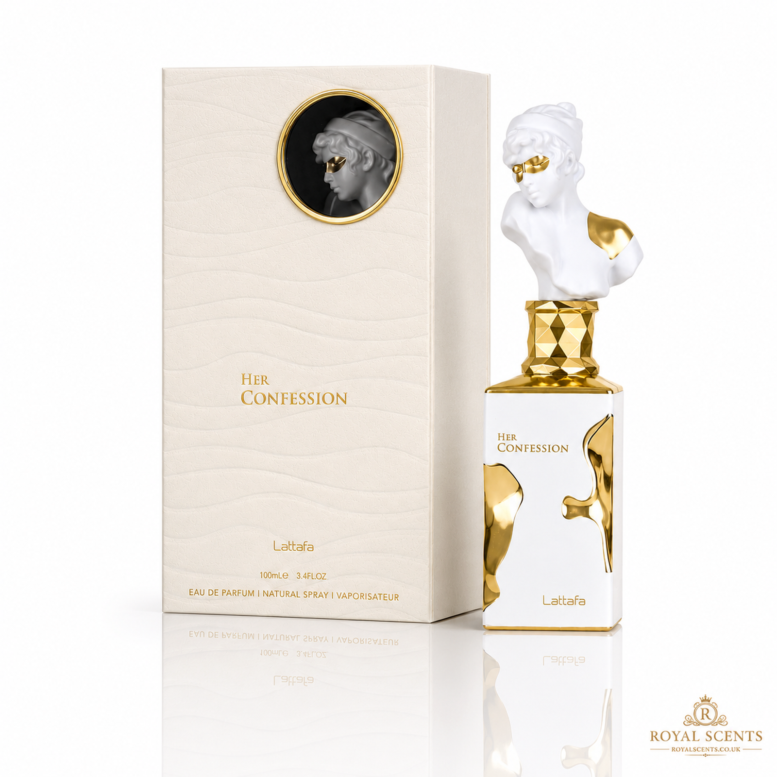 Lattafa Her Confession 100ml Eau de Parfum, tuberose incense vanilla