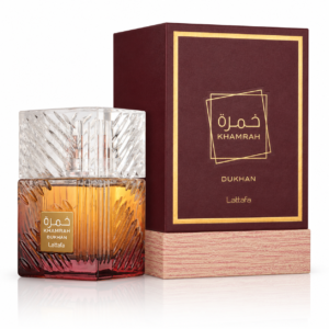 Lattafa Khamrah Dukhan 100ml Eau de Parfum bottle