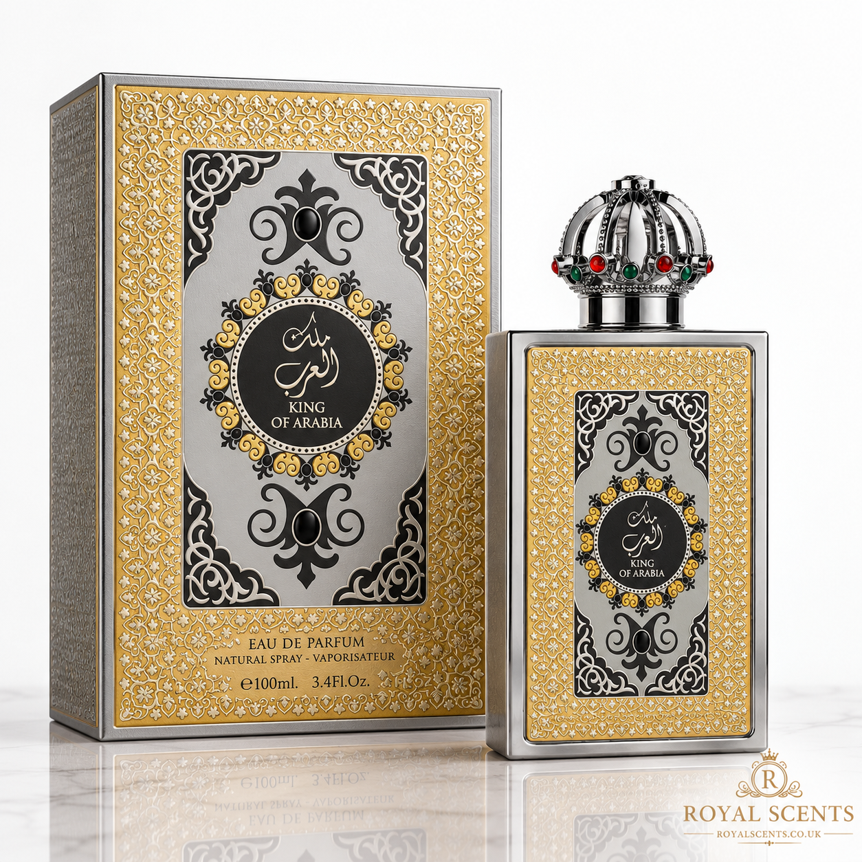 Lattafa King of Arabia 100ml Eau de Parfum bottle