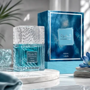 Lattafa Khamrah Waha 100ml Eau de Parfum bottle